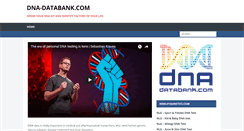 Desktop Screenshot of dna-databank.com