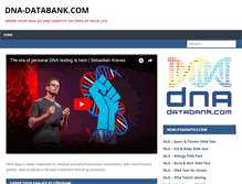 Tablet Screenshot of dna-databank.com